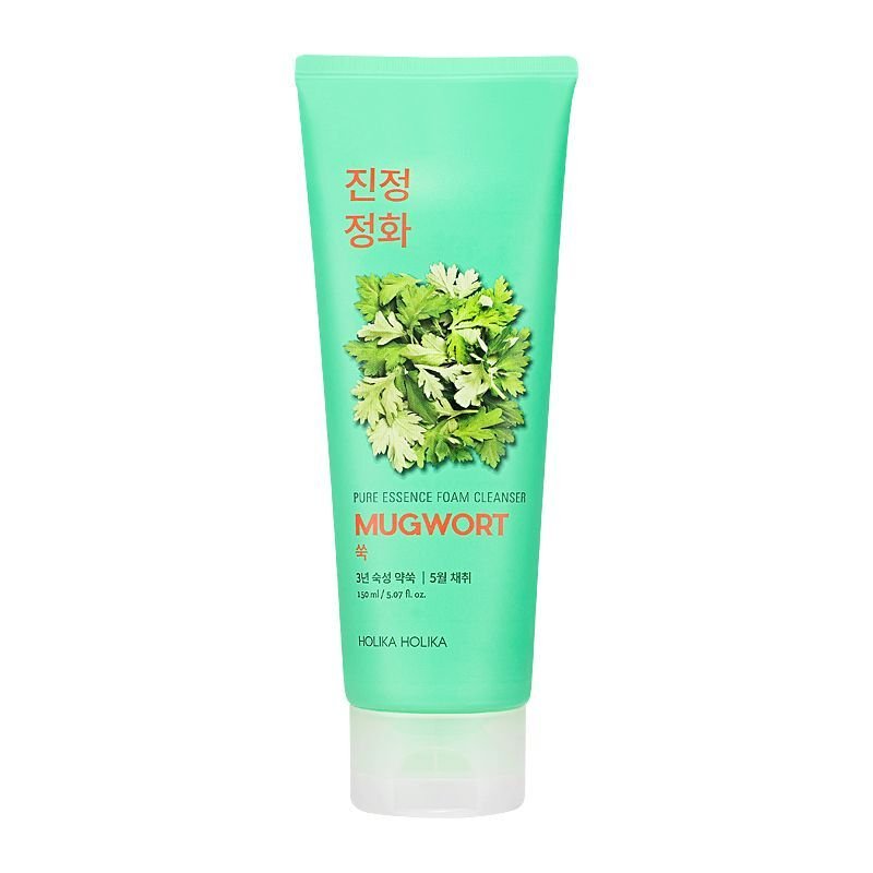 Holika Holika Pure Essence Mugwort Foam Cleanser - valomosios veido putos